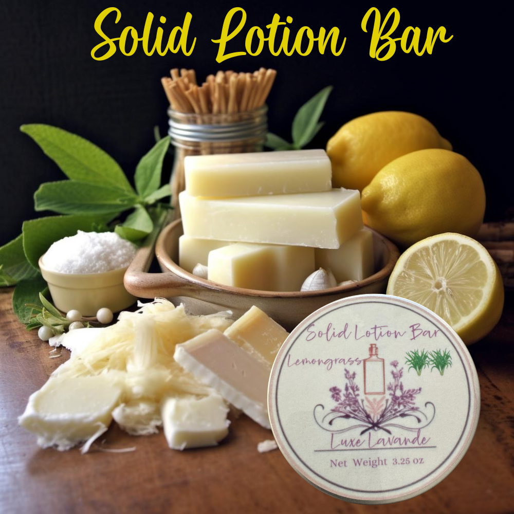 Lemongrass Solid Lotion Bars