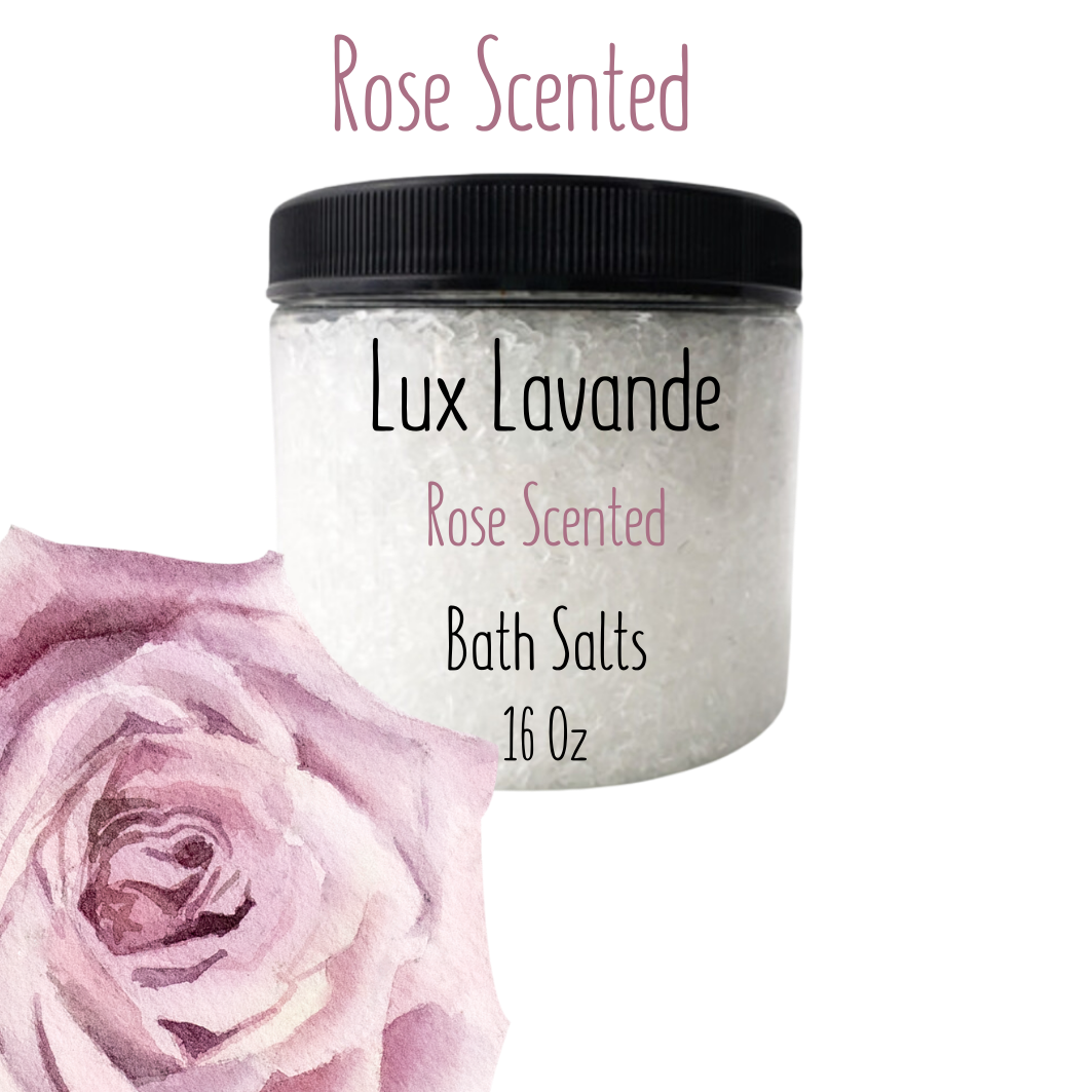 Rose Scented Bath Salts