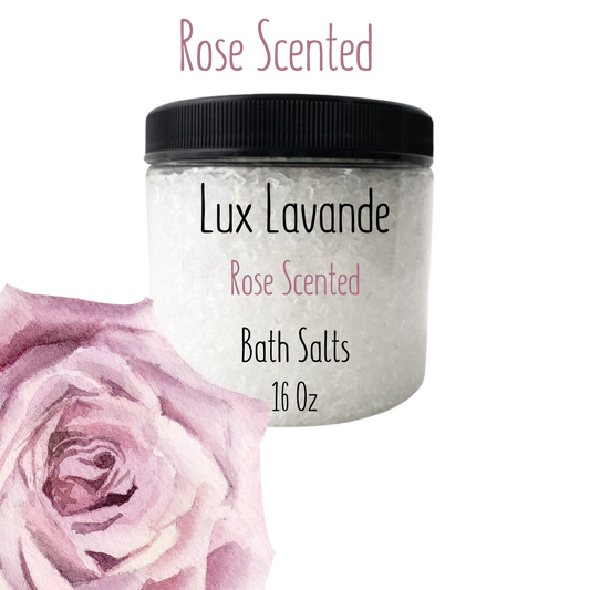 Rose Scented Bath Salts