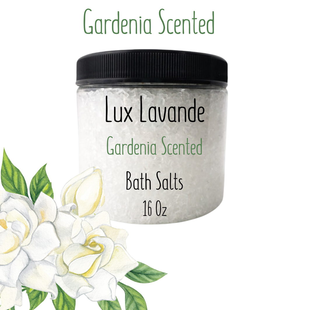 Gardenia Scented Bath Salts